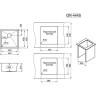 Кухонная мойка GRANULA 4445U сталь сатин 4445U CTAL CATIH