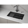 Кухонная мойка GRANULA KS-7304iU черный металлик кварц 7304iU SHBAPC
