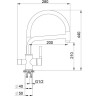 Смеситель GRANULA GR-0075 арктик (белый) 0075 APKTIK